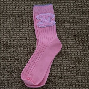 Pink Socks with Logo